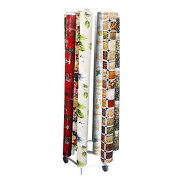 Espositore Tovaglie Rotolo Verticale 8 Roll Bianco