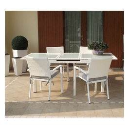 Tavolo Damasco 160/210 X 100 C/Vetro