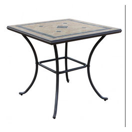 Tavolo Quadrato Nereo 80 X 80