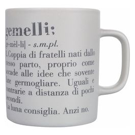 Tazza colazione 325 ml in bone China, Victionary Zodiaco Gemelli