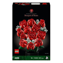 Icons 10328 Bouquet di Rose, Set Fiori Finti per Adulti, Decorazione Casa, Idea Regalo per Lei o Lui, Collezione Botanica