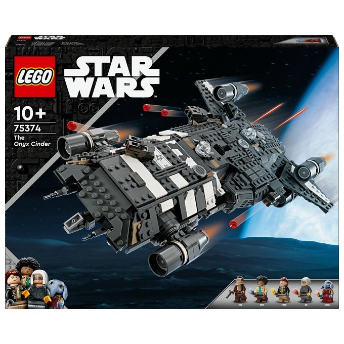 Image of LEGO Star Wars Onyx Cinder, Astronave Giocattolo da Costruire dalla Serie TV Skeleton Crew, con 5 Minifigure di Personaggi, Idea Regalo da Collezione
