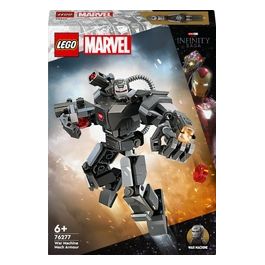 LEGO Marvel 76277 Mech di War Machine, Giocattolo Action Figure per Bambini 6+ Anni, Supereroe con 3 Shooter, Personaggio MCU