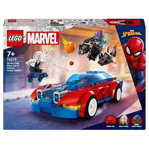 LEGO Marvel Auto da corsa di Spider-Man e Venom Goblin