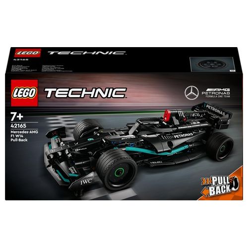 LEGO Technic 42165 Mercedes-AMG F1 W14 E Performance Pull-Back, Macchina Giocattolo da Costruire, Gioco Creativo per Bambini 7+