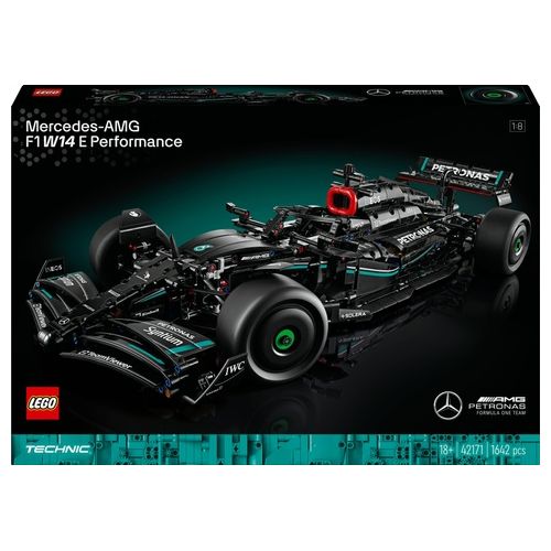 LEGO Technic 42171 Mercedes-AMG F1 W14 E Performance, Modellino da Costruire di Auto da Corsa Scala 1:8, Idea Regalo Adulti