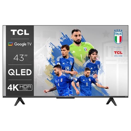 Tcl 43C631 Tv Led 43" Qled Ultra Hd 4k Hdr Smart Tv Android Tv Nero