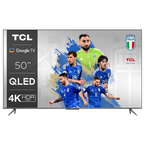 Tcl 50C631 Tv Led 50" Qled Ultra Hd 4k Hdr Smart Tv Android Tv Nero