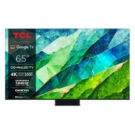 65C855 Smart TV 65 Pollici 4K Ultra HD Display Mini LED Sistema Google TV Audio Onkyo 2.1.2 Classe F colore Nero