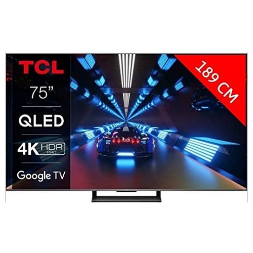 Tcl 75C731 Tv Led 75" Qled Ultra Hd 4k Hdr Smart Tv Android Tv Nero