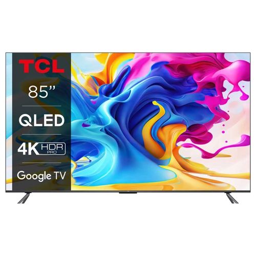 TCL 85C644 Tv QLed 85" Ultra Hd 4K Smart Tv Android Tv Nero