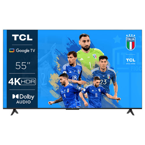 TCL TV Led 4k 55P635 55 pollici HDR Smart Tv Android Wi-Fi Dolby Audio
