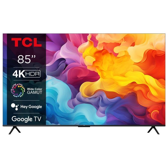 TCL P655 Smart TV Ultra HD 4K 85'' 85P61B Dolby Audio Controlli Vocali Google TV