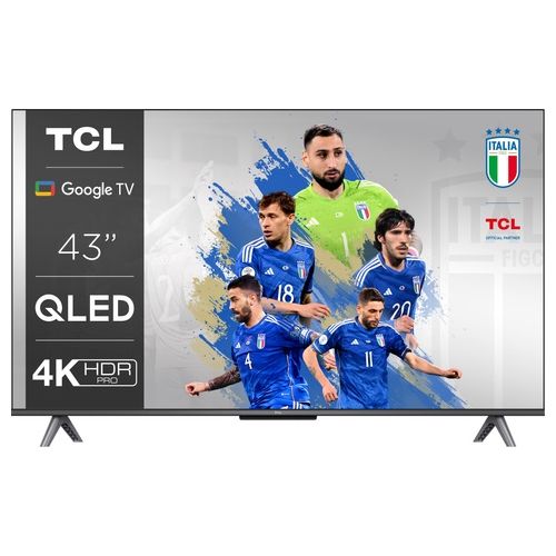 TCL Serie C64 4K Tv QLed 43" 43C645 Dolby Vision/Atmos Google TV 2023