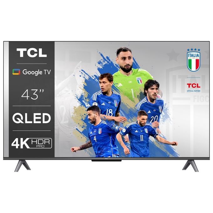 TCL Serie C64 4K Tv QLed 43" 43C645 Dolby Vision/Atmos Google TV 2023