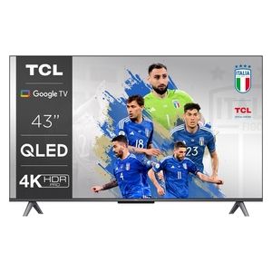 TCL Tv QLed 4k 43C645 43 pollici Smart TV Android Hdr10 Dolby Vision/Atmos  