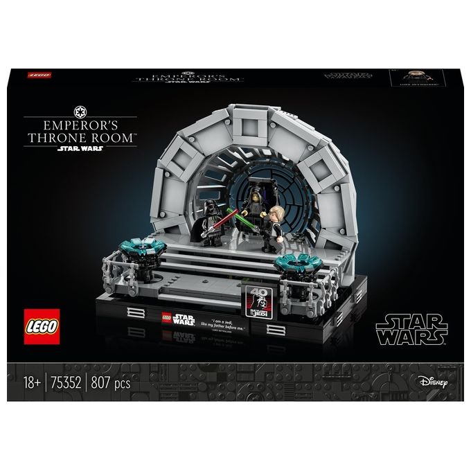 LEGO 75352 Star Wars Diorama Sala del Trono dell'Imperatore