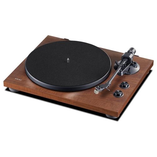 TN-280BT-A3 Giradischi Bluetooth Trazione a Cinghia Piatto Alluminio Pressofuso Preamplificatore Phono MM 33 45 rpm colore Noce