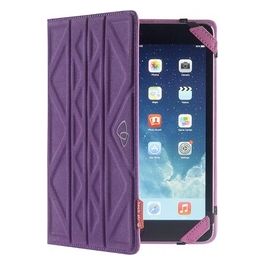 Tablet Universale 3posti Cov 7'' 1comparto Microfibra Prugna/rosa