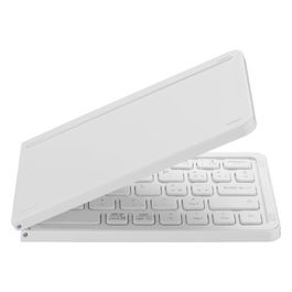Tastiera Bluetooth Pieghevole Ultra Sottile QWERTY Wireless Bianca