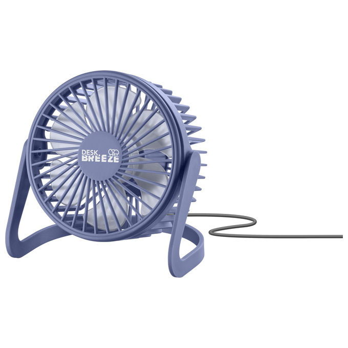 Tech Pop Ventilatore da Tavolo USB Portatile Viola
