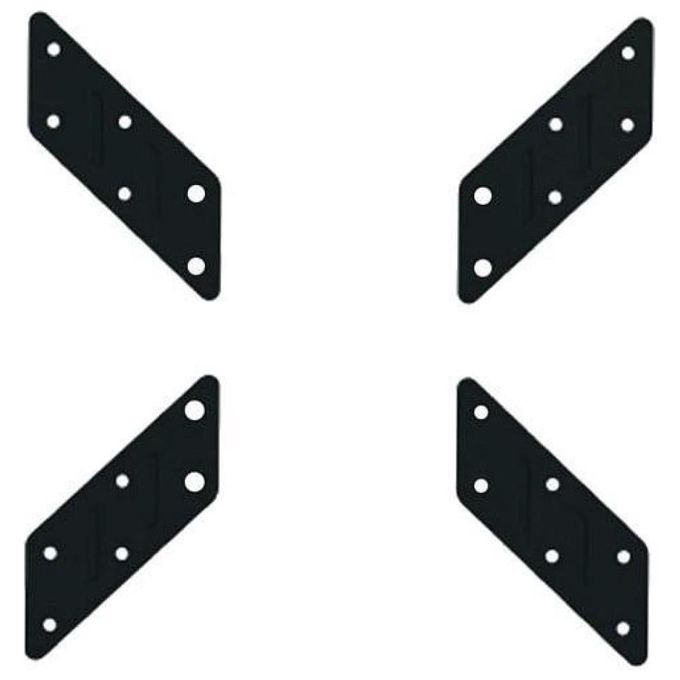 Techly Adattatore Universale per Supporto Vesa da 200x200 a 400x400 Nero