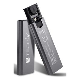 Box Esterno USB-C USB 3.2 Gen2 NVMe/SATA M.2 SSD Grigio