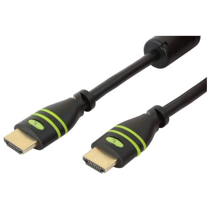Techly Cavo Hdmi High Speed con Ethernet A/A M/M con Ferrite 15m