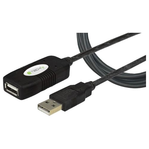 Techly Cavo Prolunga Attivo Usb 2.0 Hi-Speed 10mt