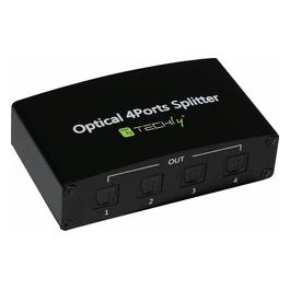 Techly Splitter Audio Digitale Toslink 4 Porte