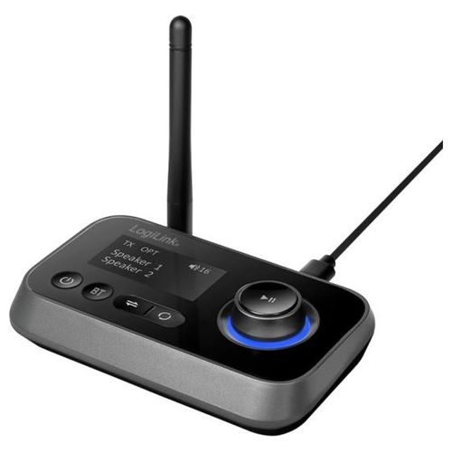 Techly Trasmettitore e Ricevitore Audio Bluetooth V5.0 Nero