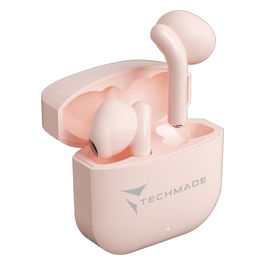 Auricolari Senza filo con Box di Ricarica Rosa