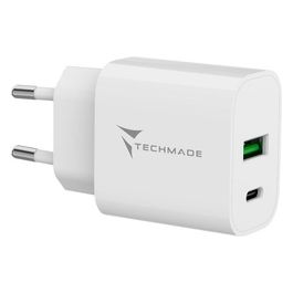 Caricabatteria 20W con Porta Usb-C  Usb-A