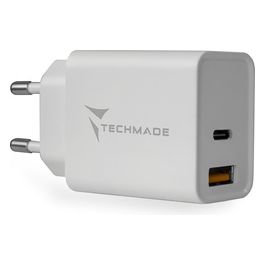 Techmade Caricatore Universale Type-C e Ubs 20W Fast Charge