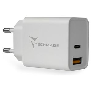 Techmade Caricatore Universale Type-C e Ubs 20W Fast Charge