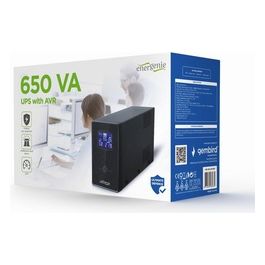 EG-UPS-031 Gruppo di Continuita ups con Display 650va 390w 3 schuko