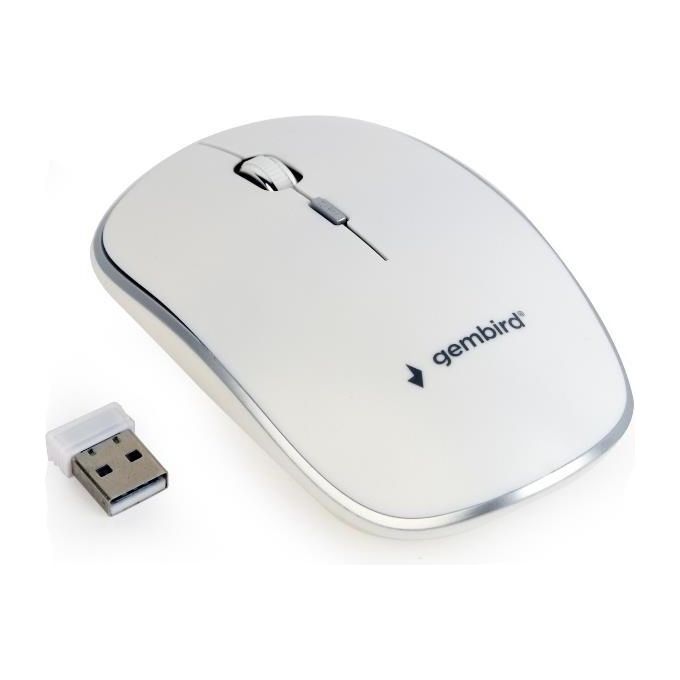 Techmade Mouse Wireless 1600 Dpi Bianco