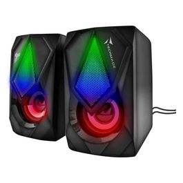 Techmade Multimedia Speaker Gaming Led UsbJack 3.5mm 3 Colors