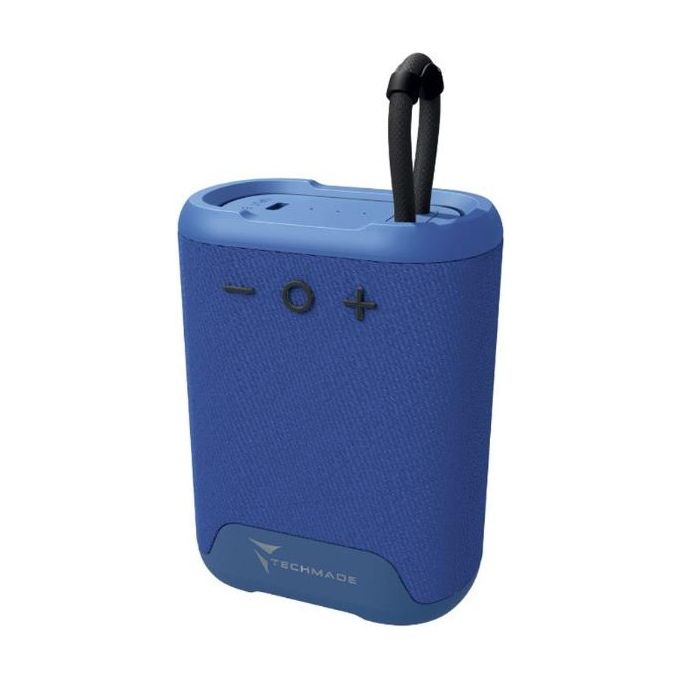 Techmade Speaker Senza Filo Blu Bluetooth