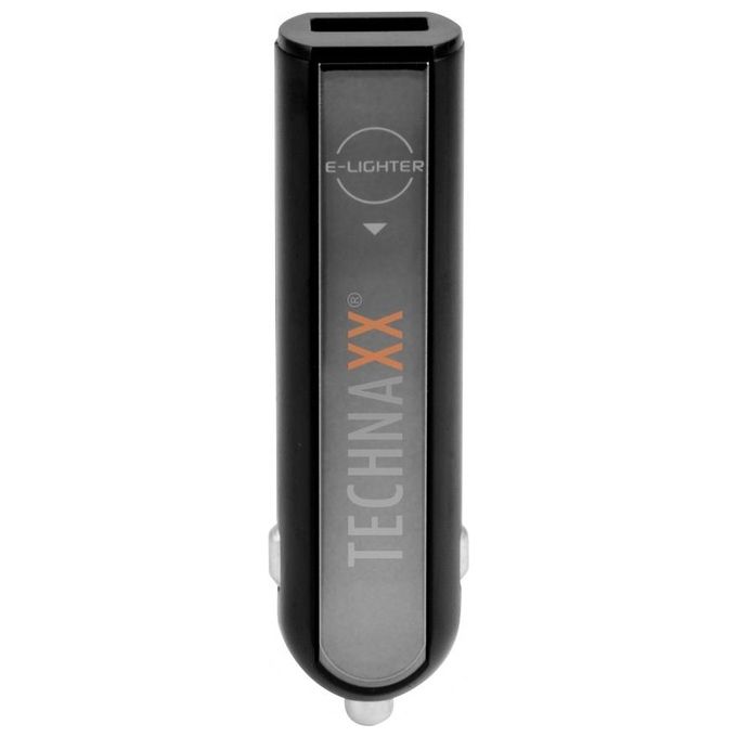 Technaxx Accendino Elettronico senza Fiamma per Ricarica Accendisigari da Auto con Porta Usb 2.4a