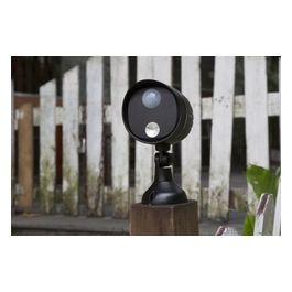 Lampada Led Nera a Batterie per Esterni e Sensore PIR che Rileva Il Movimento Nero