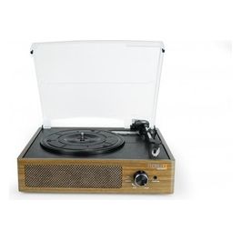 TX-186 Giradischi con Trasmissione a Cinghia Nero/Legno