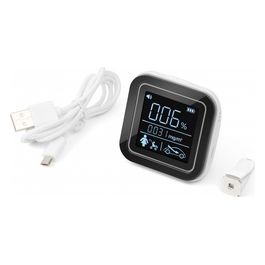 Lifenaxx Smart Indoor Monitoraggio della qualitá dell´aria CO-Meter rileva sostanze chimiche VOC Rilevatore di inquinamento da fumo polvere personale Test in tempo reale LX-010
