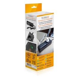 Technaxx TX4855 Trasformatore di Corrente per Auto con due Porte Usb e Presa Schuko