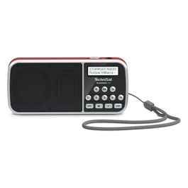 TechniSat 0000/3922 Radio Portatile Digitale Rosso