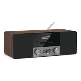 TechniSat DIGITRADIO 3 - Radio Stereo DAB Impianto Compatto DAB VHF Lettore CD Bluetooth USB Ingresso per Cuffie Noce