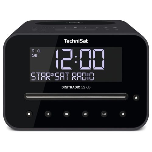 Technisat DIGITRADIO 52 CD Stereo DAB Radio Sveglia Antracite