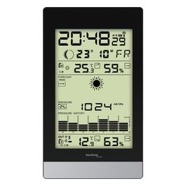 Stazione Meteo WS 9050 per Monitoraggio delle Condizioni Atmosferiche con Display Chiaro e Funzioni Avanzate