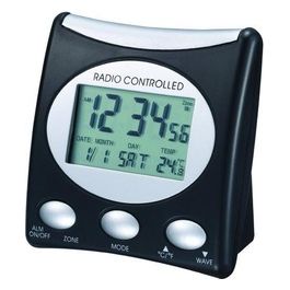 WT 221 T Orologio Radio Nero