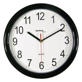 Technoline WT 600 Orologio da Parete Nero 25x2,4x25cm